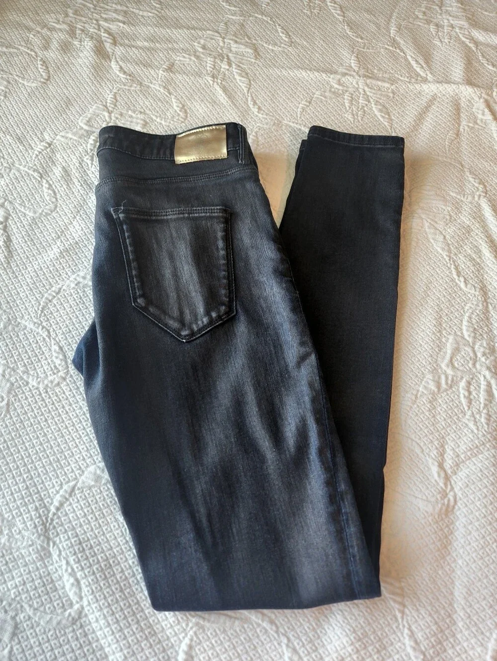 Roberto Cavalli Black Washed Skinny Jeans